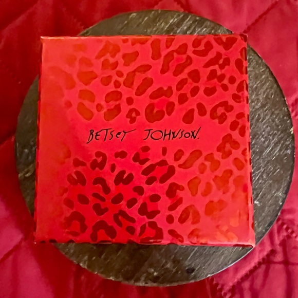 Betsey Johnson Vibrant Red Teardrop Earrings - Picture 5 of 6